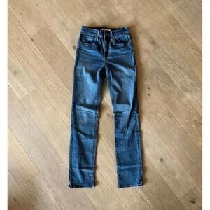 Levi's 724 High Rise Straight Women's Jeans - Medium Wash - 24 - 30 inseam